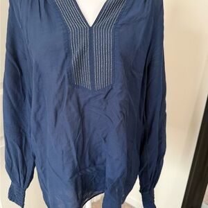 Lilly Pulitzer Deep Blue Blouse